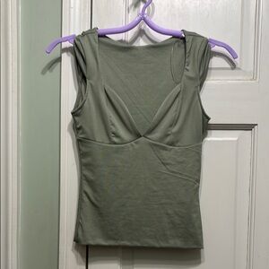COPY - Sleek Olive Green Women's Top
